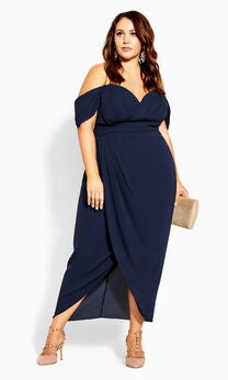 Entwine Maxi Dress - navy