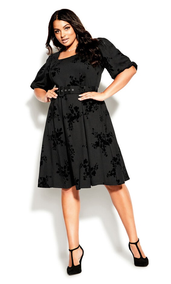 Wild Heart Dress - black, BLACK, hi-res image number null