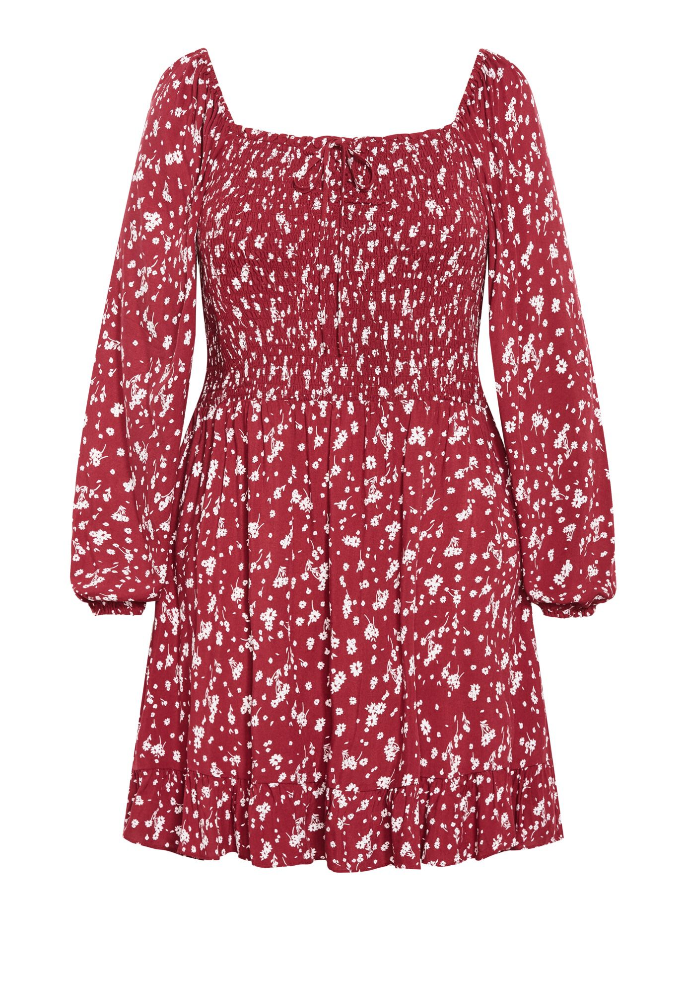 Lia Print Dress - beet red, RED, alternate image number 3