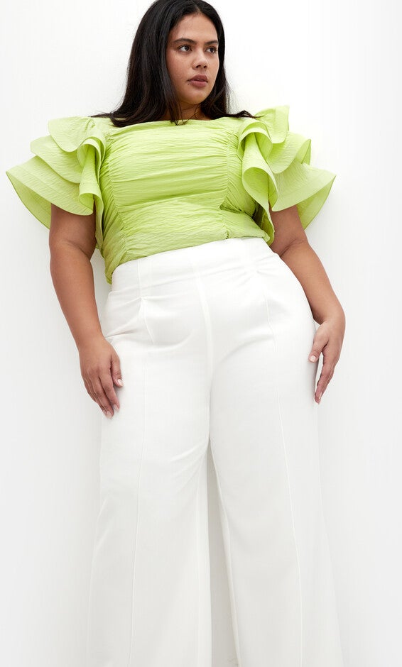 Bria Pant - ivory, WHITE, alternate image number 1