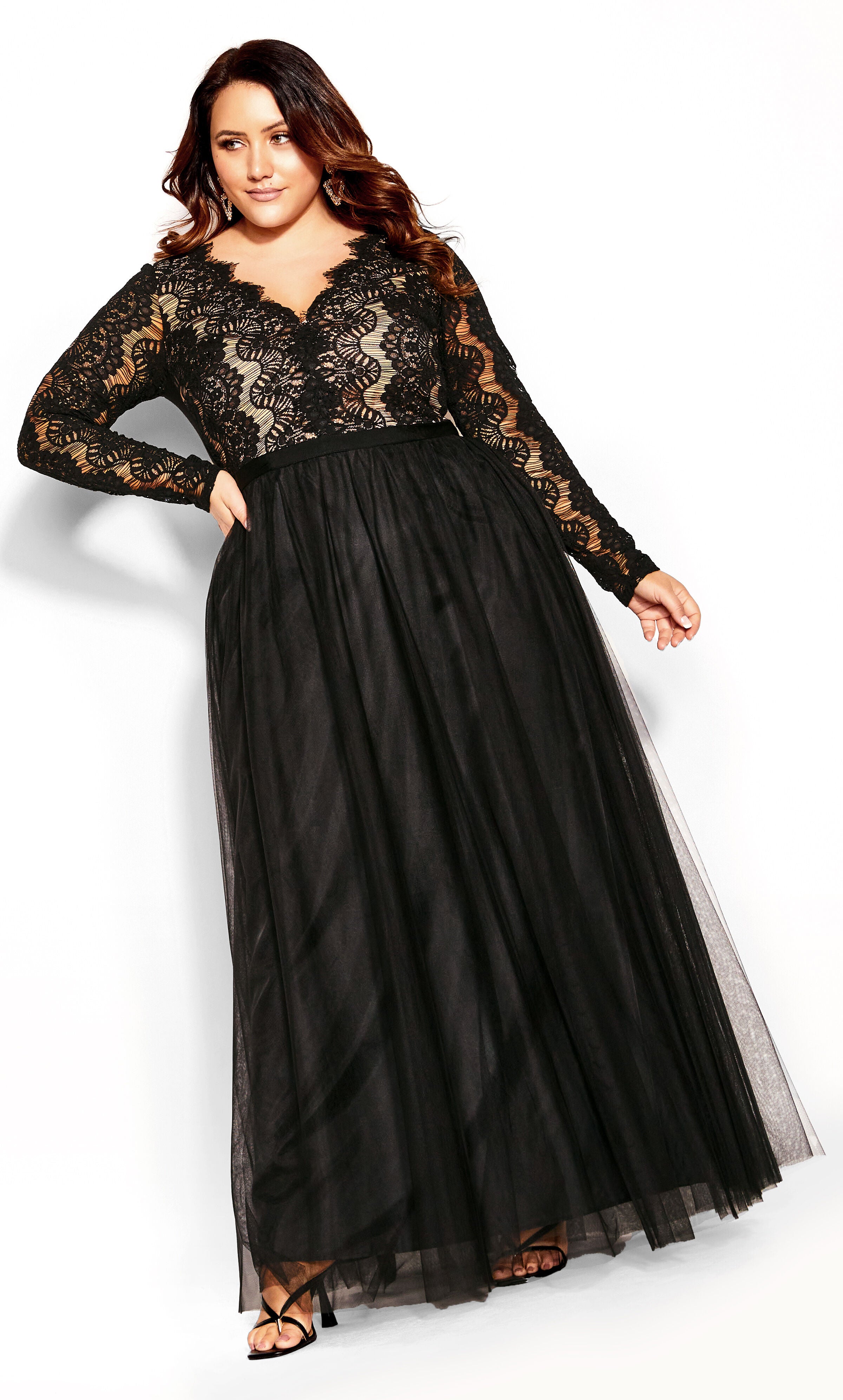 Rare Beauty Maxi Dress, BLACK, alternate image number 2