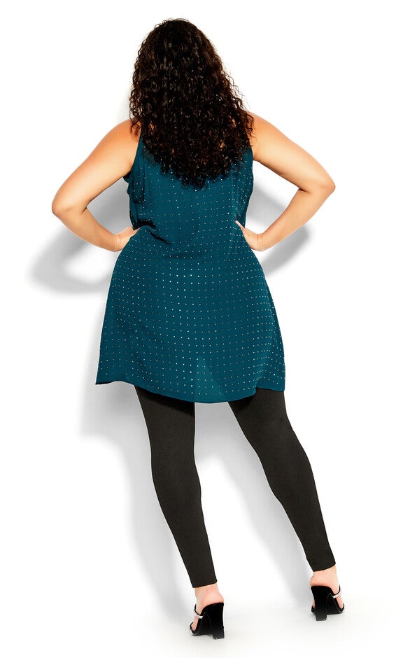 Shine Hi Lo Cami - emerald, EMERALD, alternate image number 3