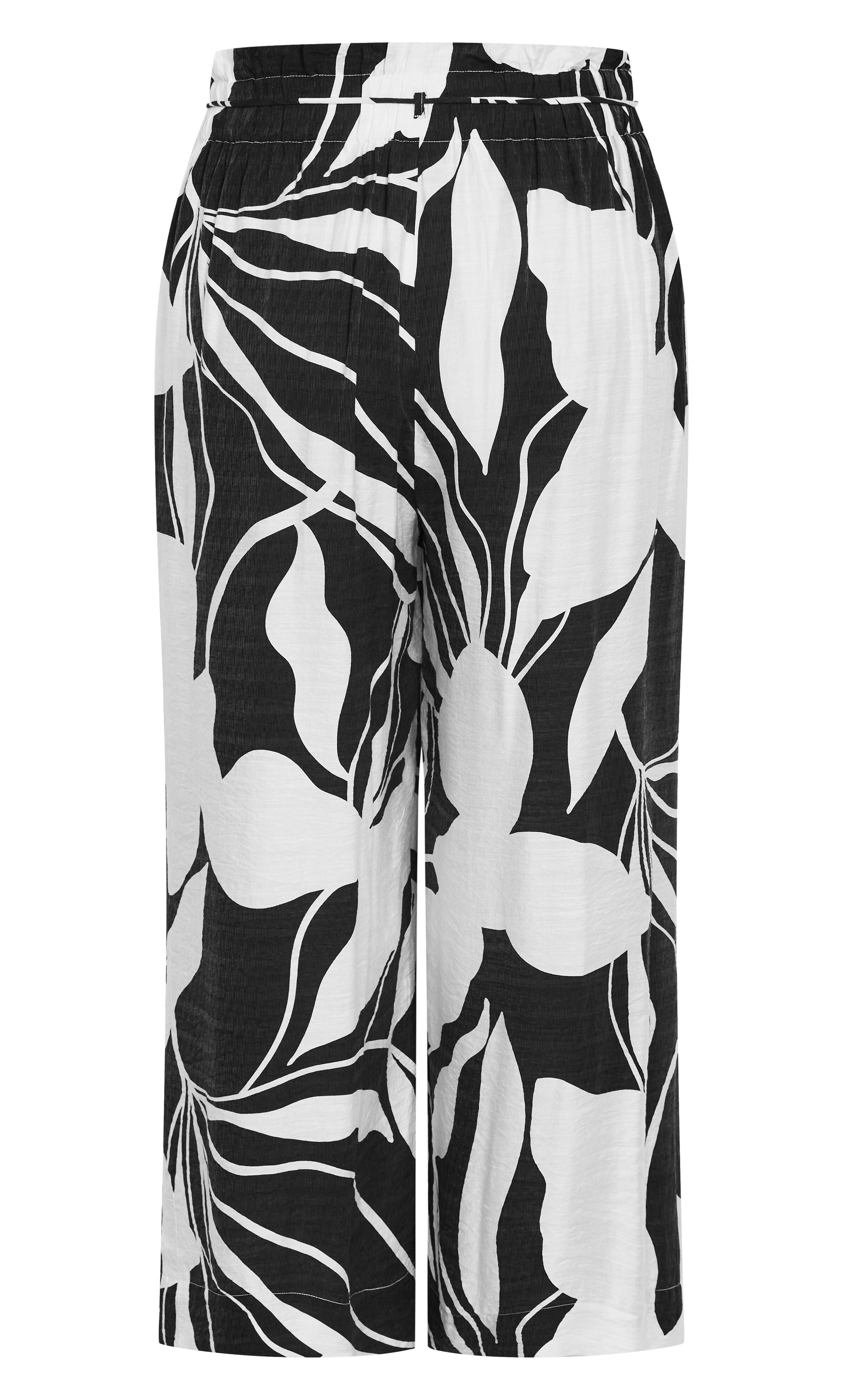 Resort Print Pant - ivory, BLACK, alternate image number 5