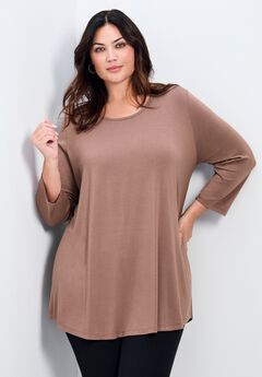 Sara Everyday Scoop Neck Tunic