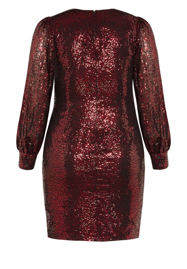 Nadia Dress - claret, RED, alternate image number null