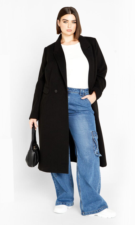 Oaklyn Coat - black, BLACK, hi-res image number null