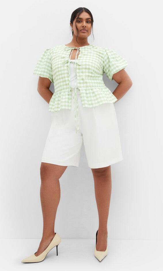 Jolie Top - sage, GREEN, alternate image number 2