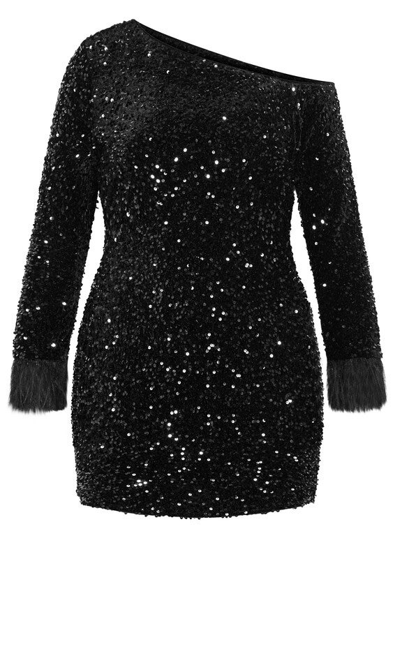 Octavia Dress - black, BLACK, alternate image number null