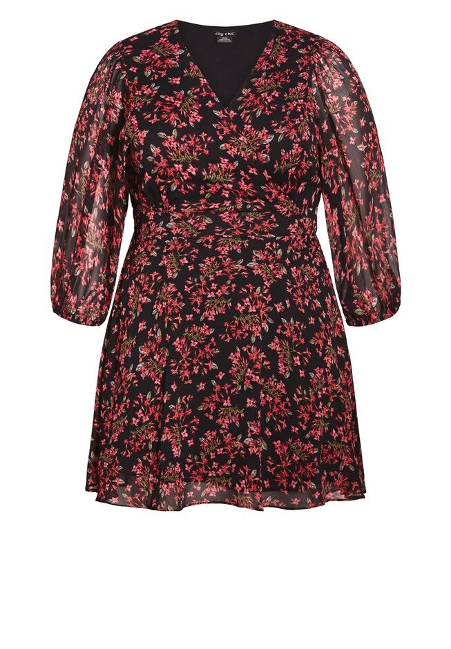 Pretty Jasmine Dress - black, BLACK, alternate image number null