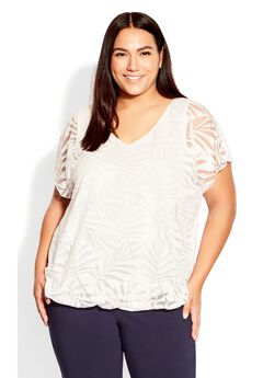 Elora Burnout Top