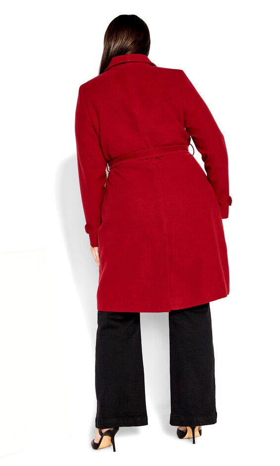 So Sleek Coat - true red, RED, alternate image number null