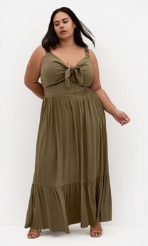 Vacay Maxi Dress - khaki