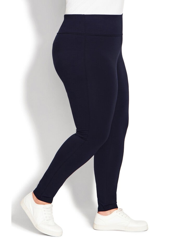 High Rise Legging, NAVY, alternate image number null