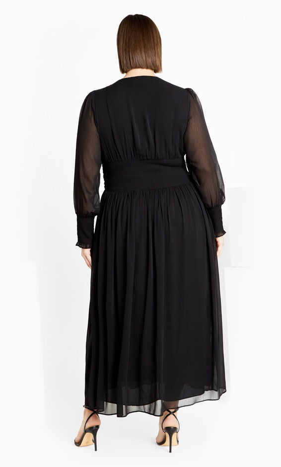 Selena Maxi Dress - black, BLACK, alternate image number null