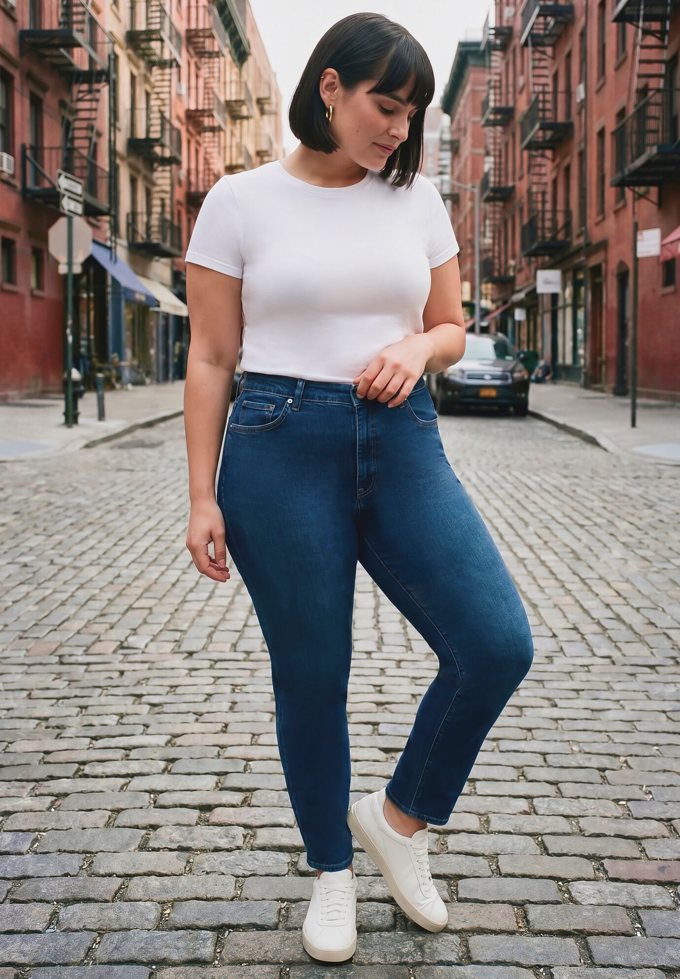 Butter Denim Curvy Straight Leg Jean, MEDIUM WASH, alternate image number 2