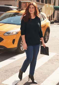 Feather Crew Neck Sweater