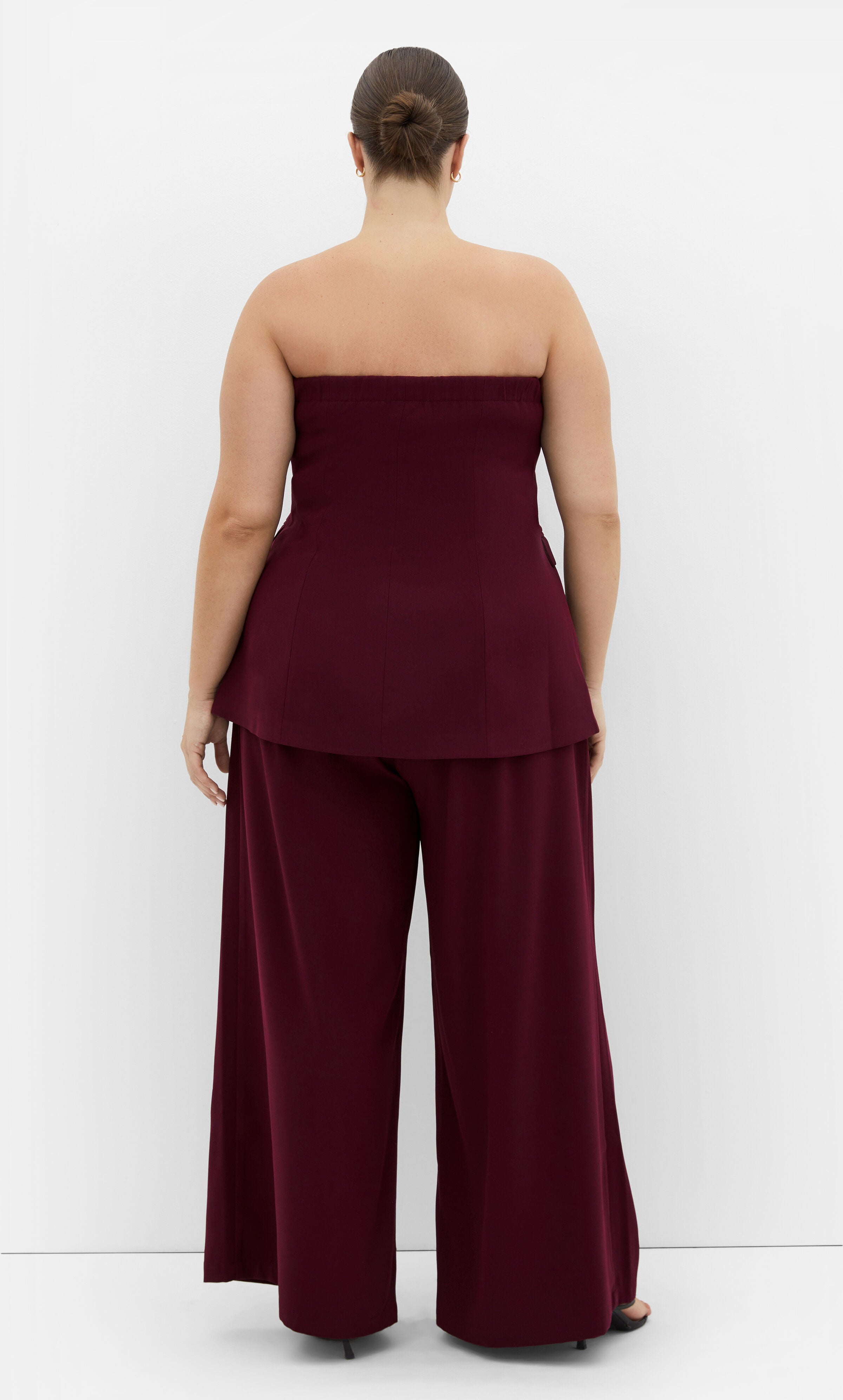 Leah Bustier - dark cherry, RED, alternate image number 1