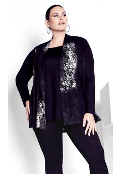 Hacci Print Duet Top