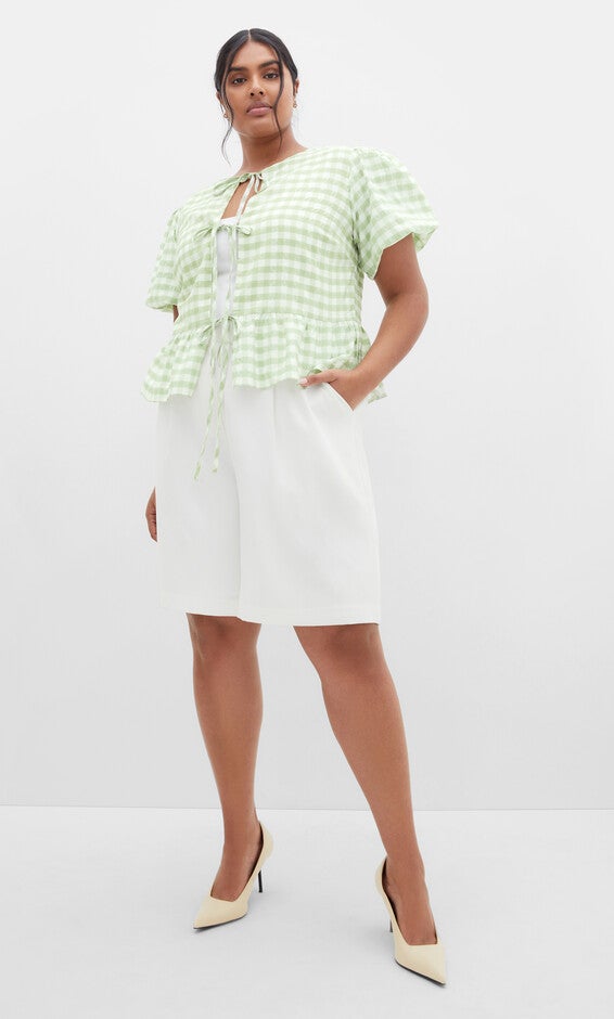 Jolie Top - sage, GREEN, alternate image number 1