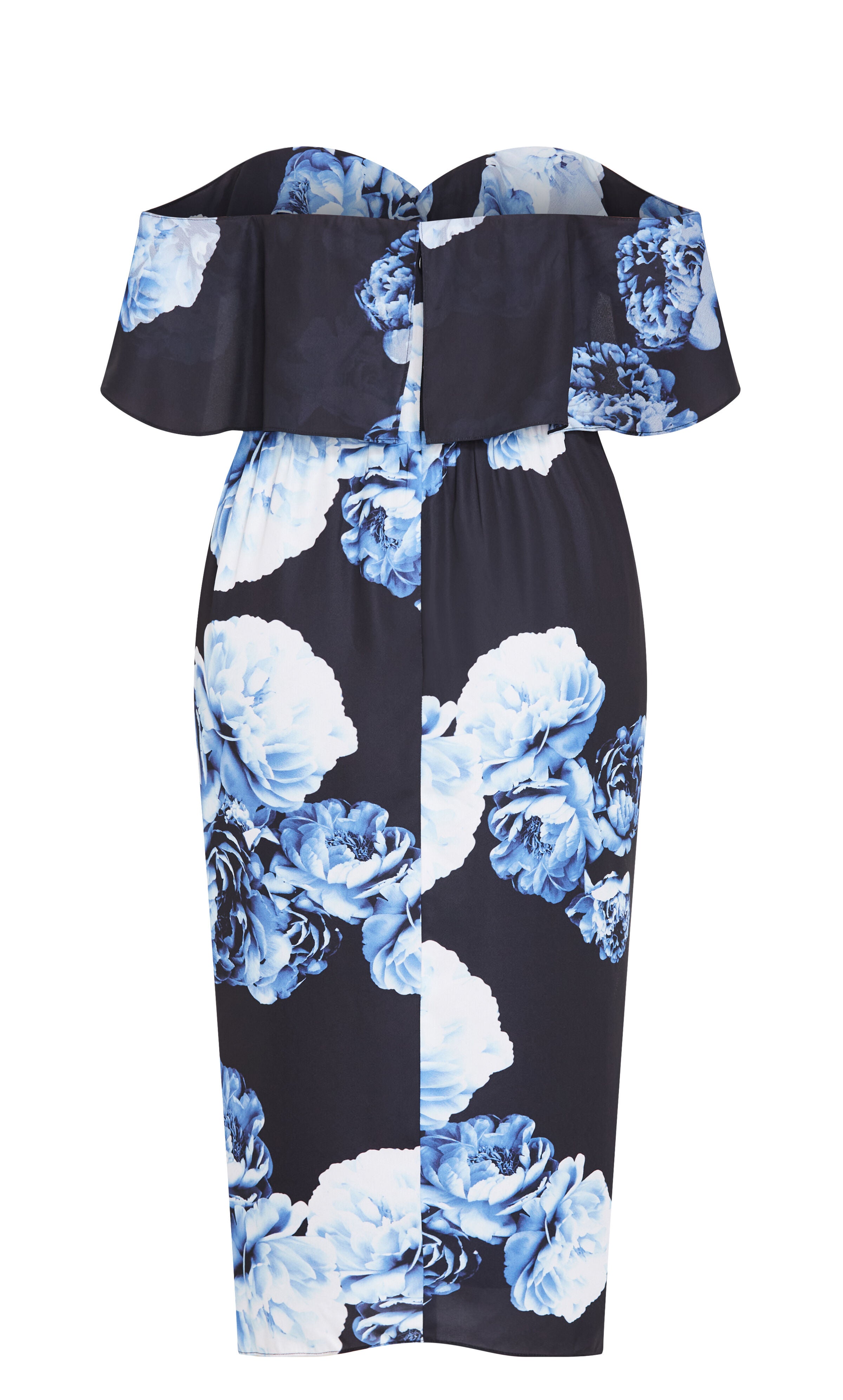Gina Print Dress - blue rose, BEIGE, alternate image number 4