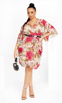Frida Wrap Dress - champagne