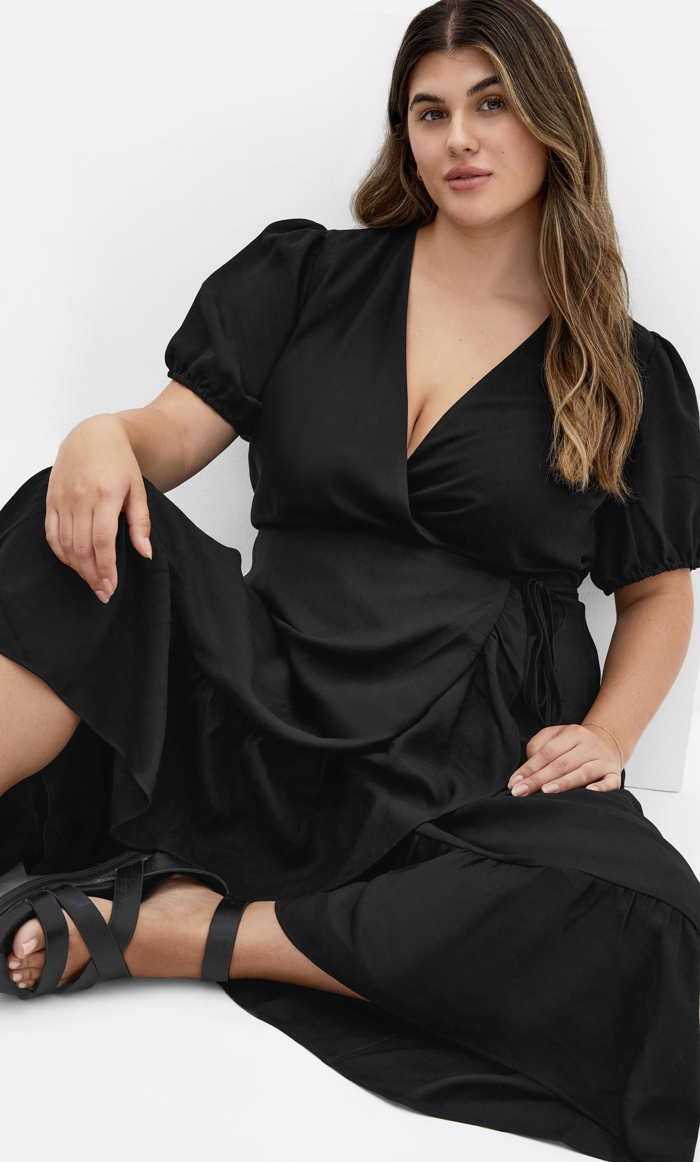 Sarina Dress - black, BLACK, alternate image number 2