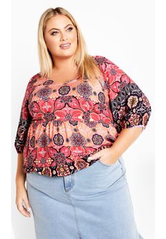 Alice Border Tunic