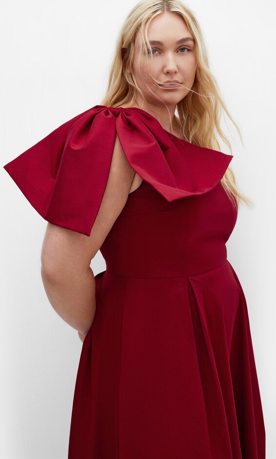 Crawford Maxi Dress - true red, RED, alternate image number 4