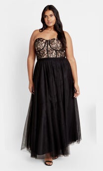 Sweet Beauty Maxi Dress - black
