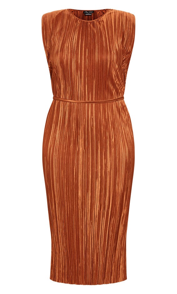 Alexis Dress - bronze, BRONZE, alternate image number null