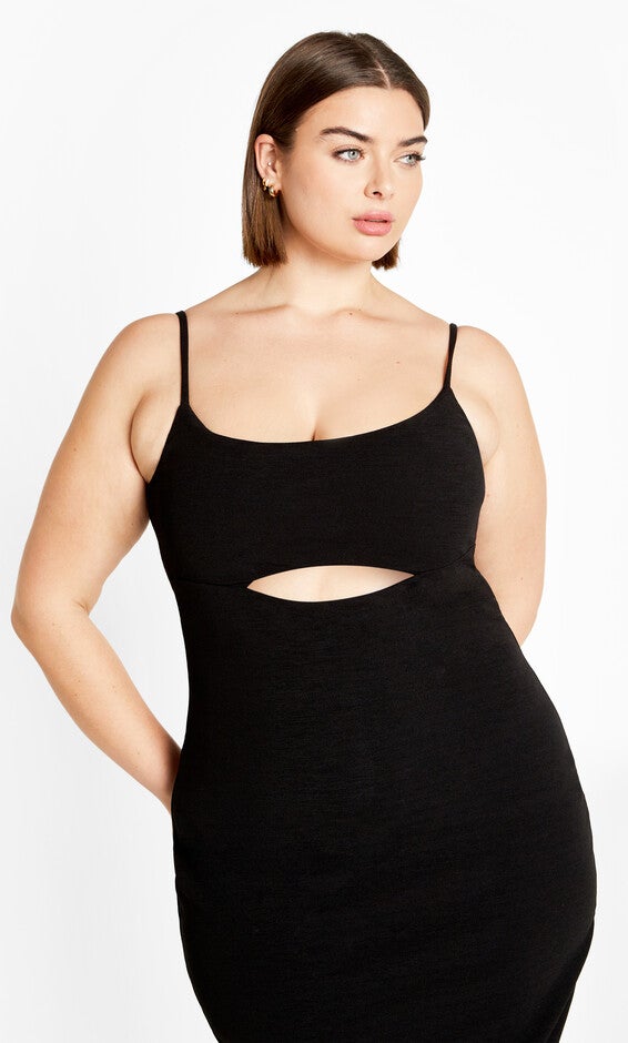 Midi Baylee Dress - black, BLACK, alternate image number 2