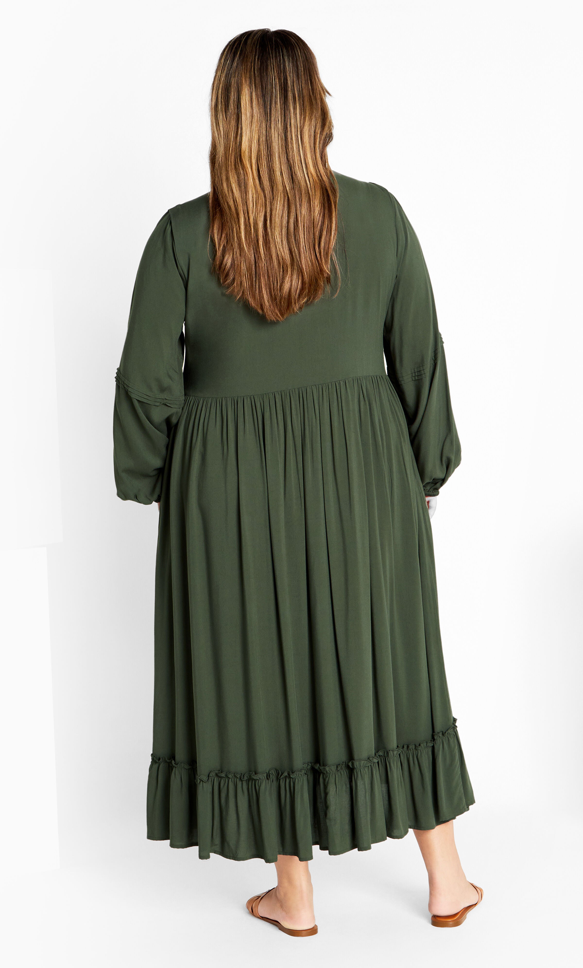 Alena Maxi Dress - masala, KHAKI, alternate image number 3