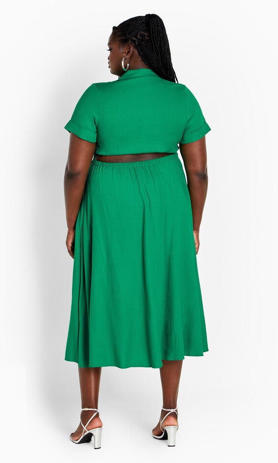 Malia Dress - green, PEP, alternate image number 3