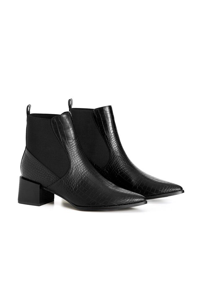 WIDE FIT Eden Ankle Boot - black, BLACK, alternate image number 6