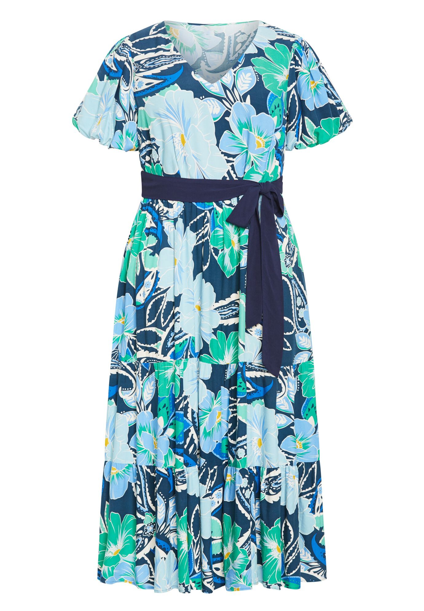 Raina Maxi Dress, INDIGO SUMMER, alternate image number 2