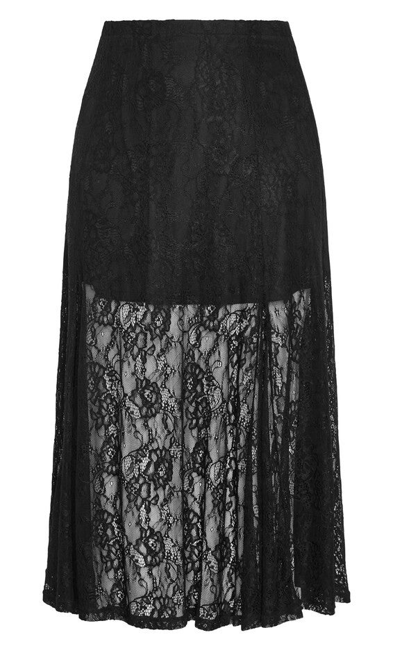 Aura Skirt - black, BLACK, alternate image number null