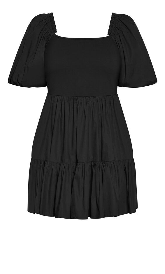 Poppie Dress - black, BLACK, alternate image number null