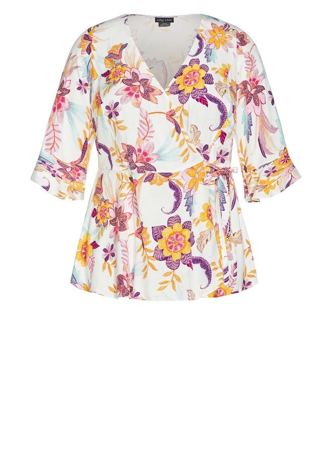 TOP ISLAND PRT, WHITE, alternate image number null
