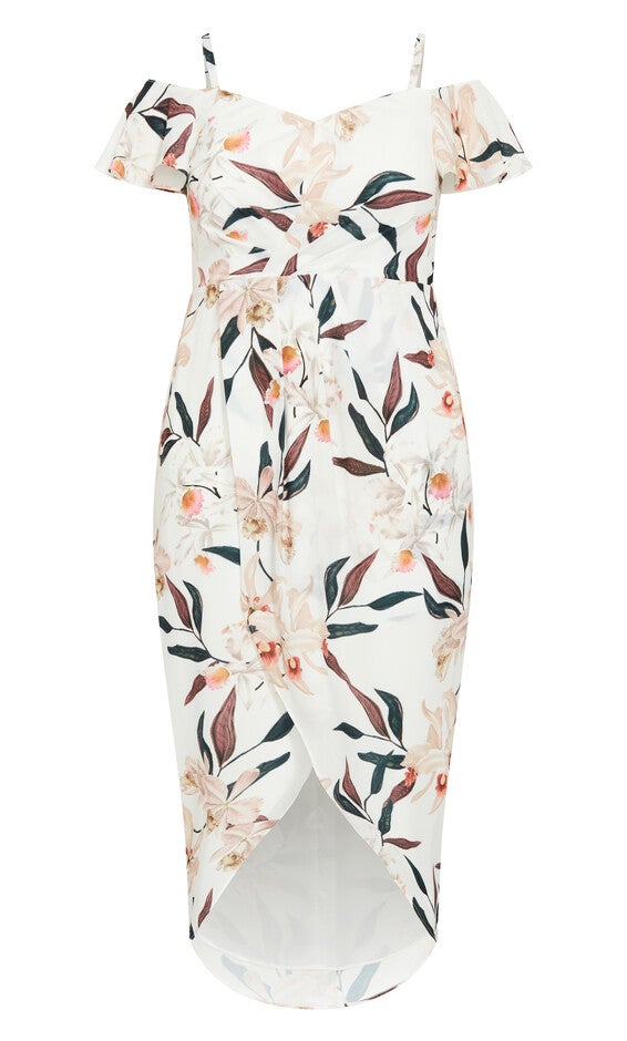Sweet Orchid Maxi Dress - ivory, WHITE, alternate image number null
