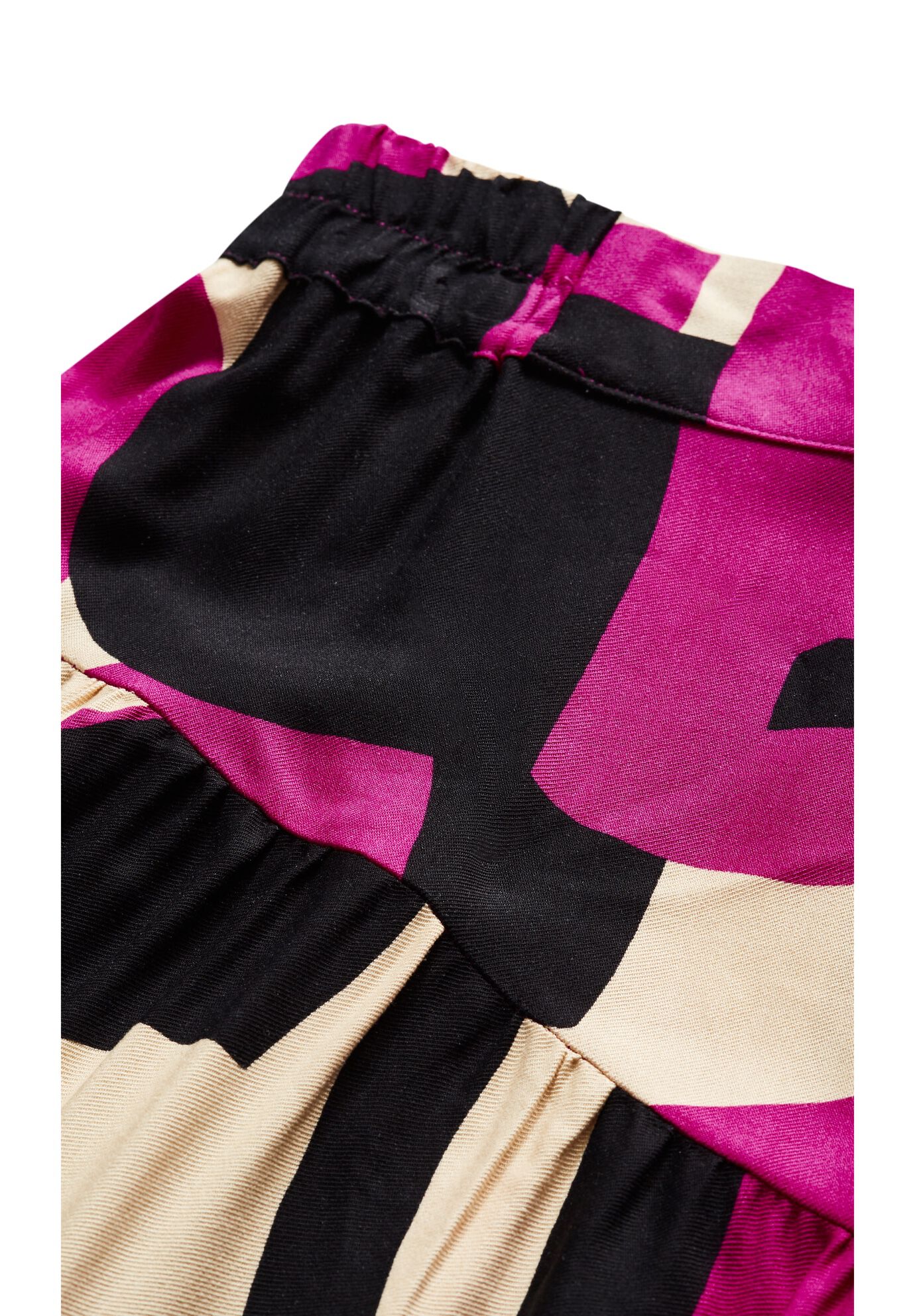 Saskia Tiered Skirt, MAGENTA PRINT, alternate image number 4