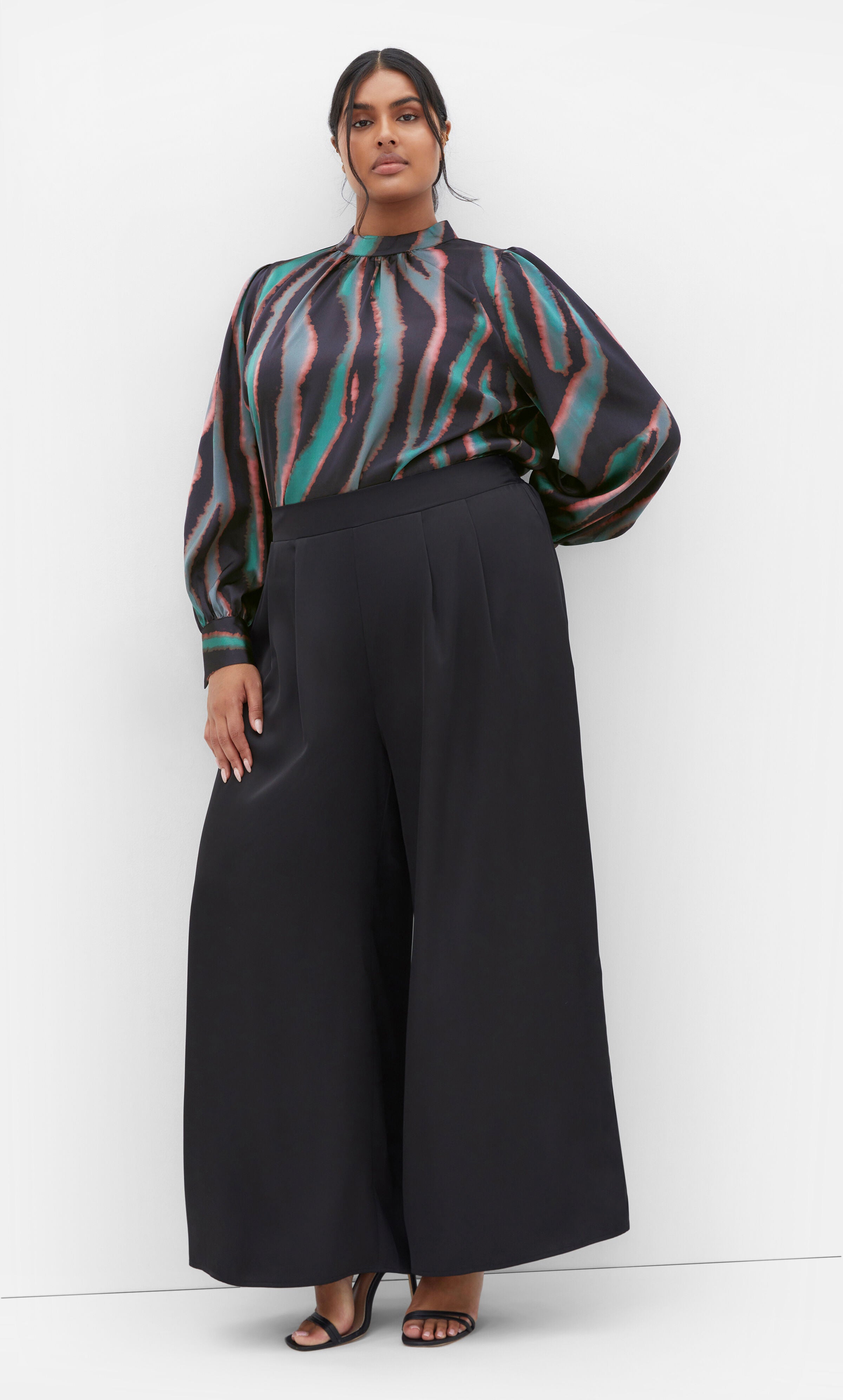 Untamed Top - teal, GREEN, alternate image number 1