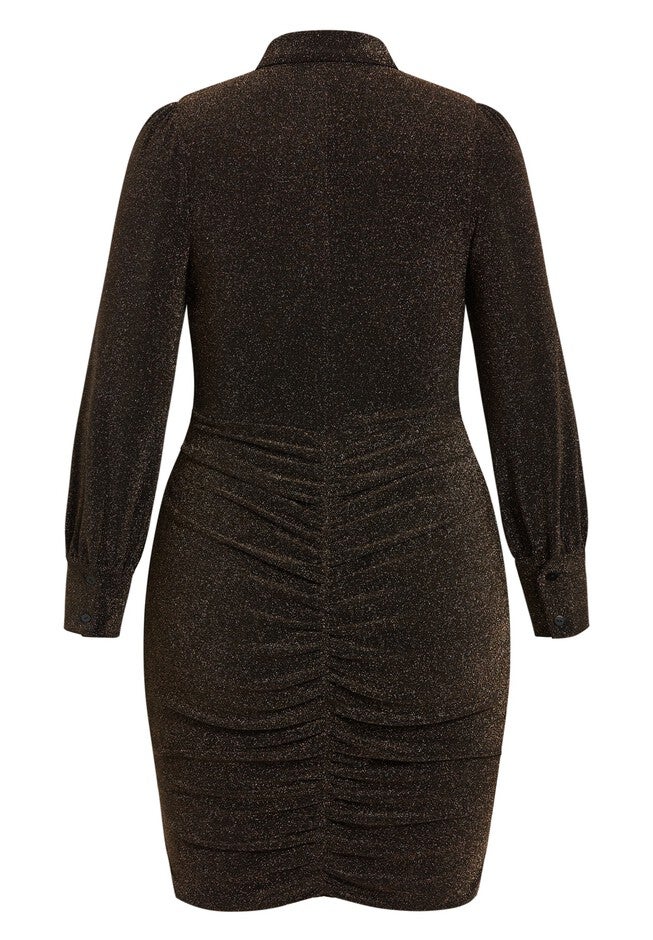 Chloe Dress - bronze, BROWN, alternate image number 6