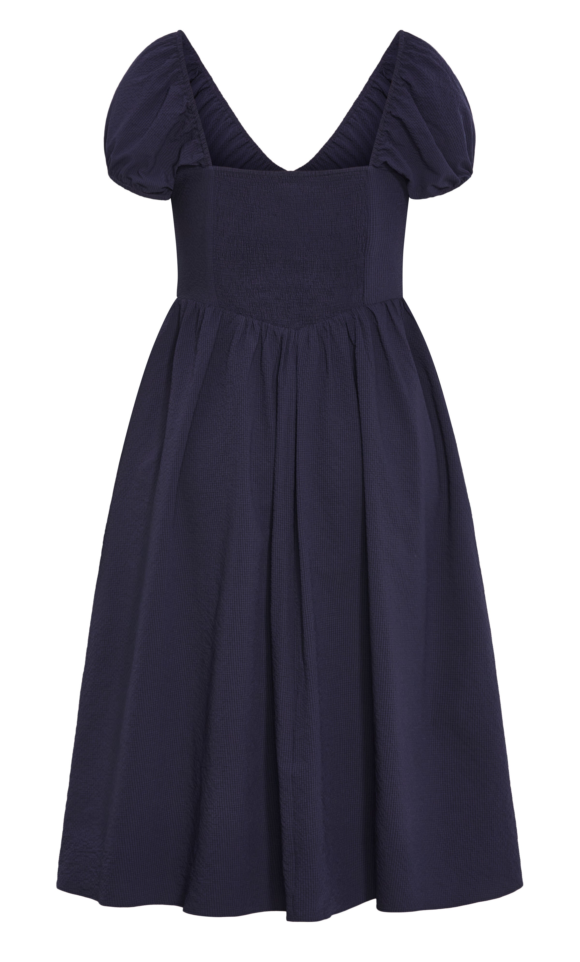 Shelby Midi Dress - navy, BLUE, alternate image number 4