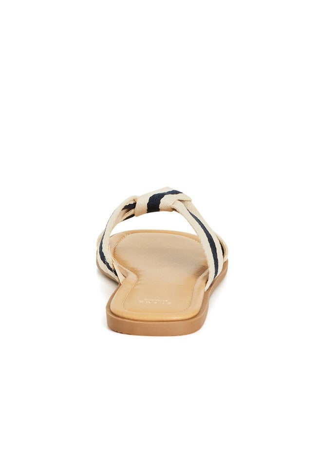 Colbie Canvas Sandal, NAVY WHITE, alternate image number 2