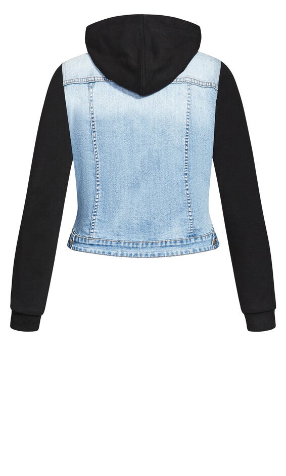 Denim Street Jacket - light wash, BLUE, alternate image number null