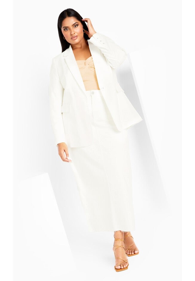 Clea Blazer - vanilla, BEIGE, on-hover image number 1