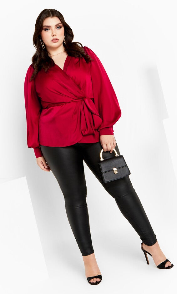 Opulent Top - cherry, RED, alternate image number null