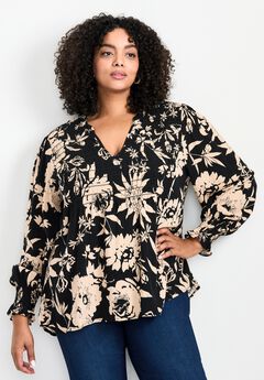 Marcie Shirred Detail Blouse