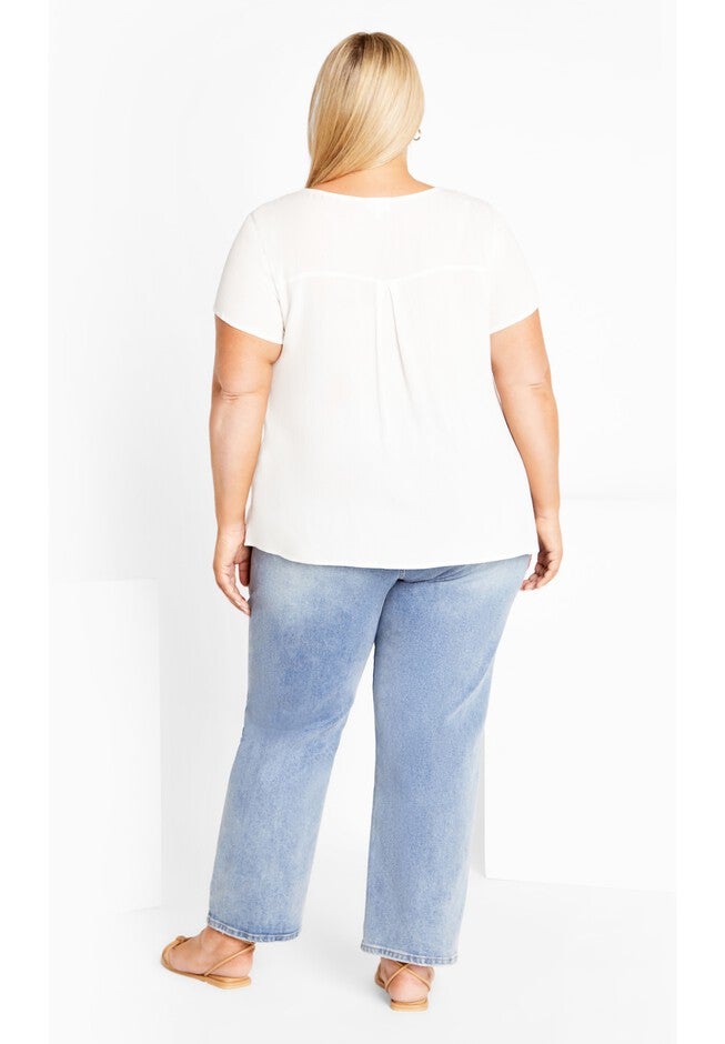 Sia Lace Top, IVORY, alternate image number null