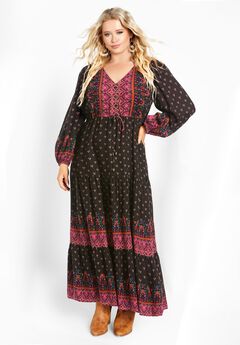 Ellery Long Sleeve Maxi Dress